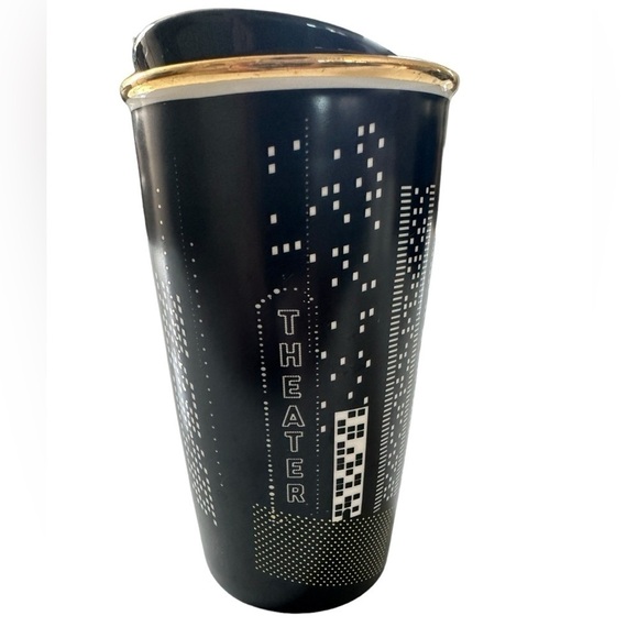 STARBUCKS 2015 TIMES SQUARE NEW YORK CERAMIC TRAVEL MUG 12 OZ - Picture 3 of 8